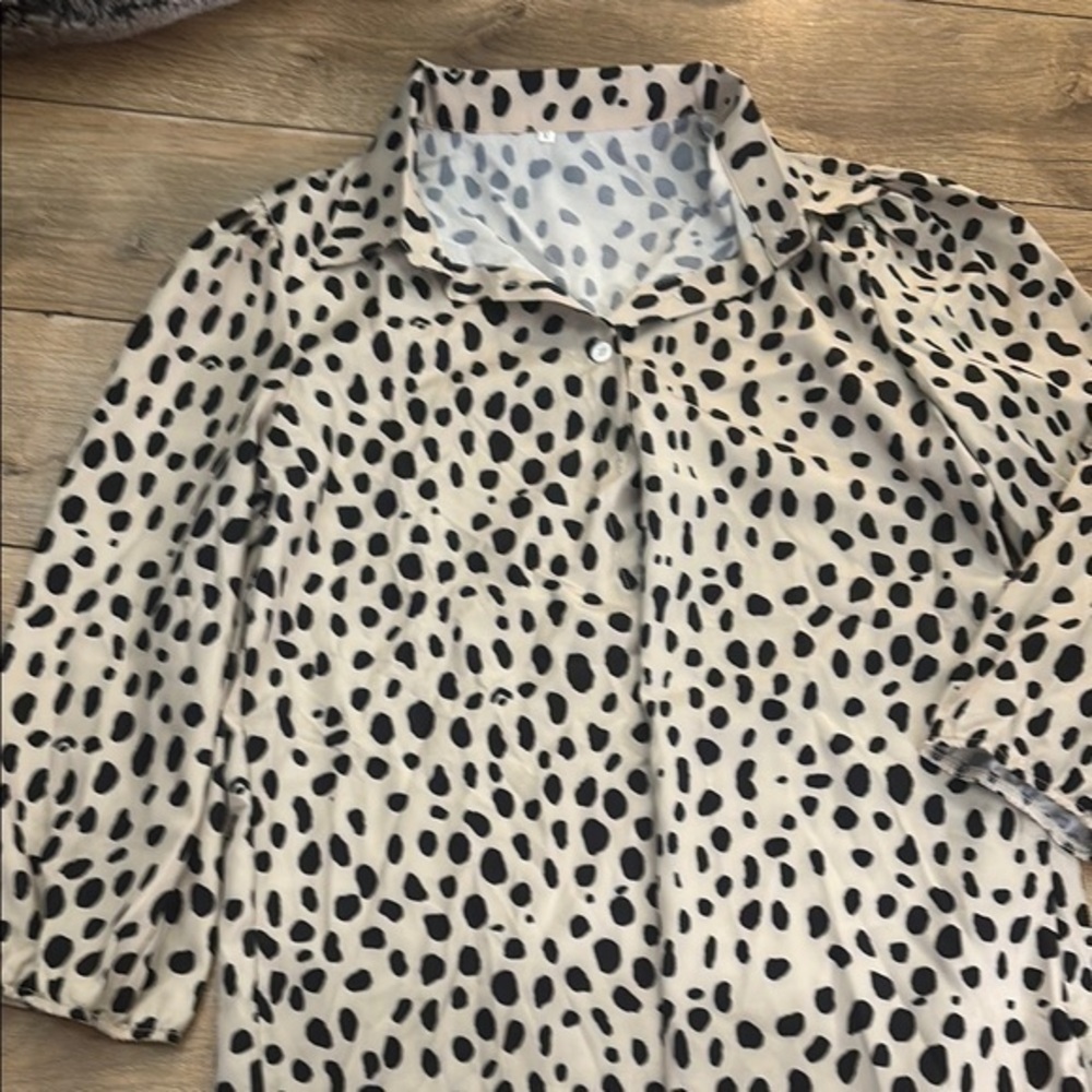 Leopard Print Blouse